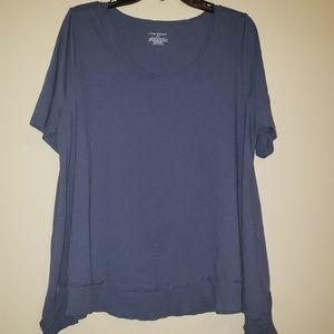 Lane Bryant Navy Blue Tunic style Tshirt